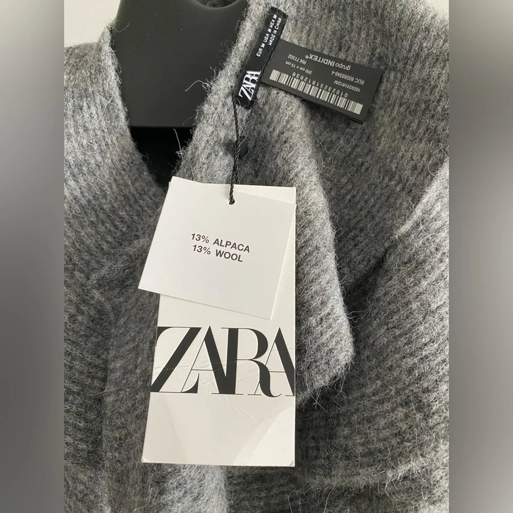 Zara Wool & Alpaca Blend scarf